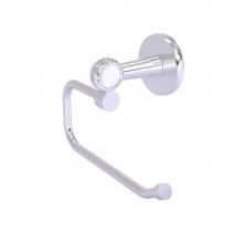 Allied Brass CV-24ET-SCH - Clearview Collection Euro Style Toilet Tissue Holder with Twisted Accents