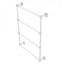Allied Brass CV-28-24-PC - Clearview Collection 4 Tier 24 Inch Ladder Towel Bar - Polished Chrome