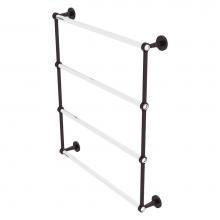 Allied Brass CV-28-30-ABZ - Clearview Collection 4 Tier 30 Inch Ladder Towel Bar - Antique Bronze