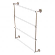 Allied Brass CV-28-30-PEW - Clearview Collection 4 Tier 30 Inch Ladder Towel Bar - Antique Pewter