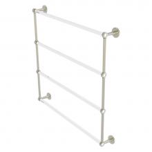 Allied Brass CV-28-36-PNI - Clearview Collection 4 Tier 36 Inch Ladder Towel Bar - Polished Nickel