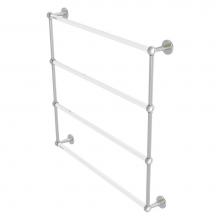 Allied Brass CV-28-36-SN - Clearview Collection 4 Tier 36 Inch Ladder Towel Bar - Satin Nickel