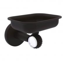Allied Brass CV-32T-ORB - Clearview Collection Wall Mounted Soap Dish Holder with Twisted Accents