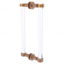 Allied Brass CV-406-12BB-BBR - Clearview Collection 12 Inch Back to Back Shower Door Pull