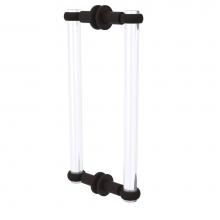 Allied Brass CV-406T-12BB-ORB - Clearview Collection 12 Inch Back to Back Shower Door Pull with Twisted Accents