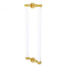 Allied Brass CV-406T-18BB-PB - Clearview Collection 18 Inch Back to Back Shower Door Pull with Twisted Accents