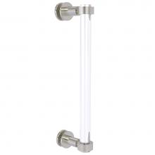 Allied Brass CV-407-12SM-SN - Clearview Collection 12 Inch Single Side Shower Door Pull