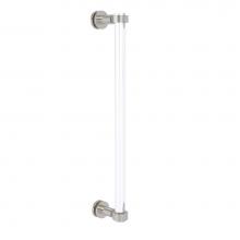 Allied Brass CV-407-18SM-SN - Clearview Collection 18 Inch Single Side Shower Door Pull
