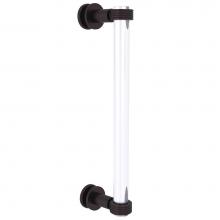 Allied Brass CV-407G-12SM-ABZ - Clearview Collection 12 Inch Single Side Shower Door Pull with Groovy Accents