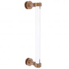 Allied Brass CV-407G-12SM-BBR - Clearview Collection 12 Inch Single Side Shower Door Pull with Groovy Accents