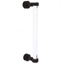 Allied Brass CV-407G-12SM-ORB - Clearview Collection 12 Inch Single Side Shower Door Pull with Groovy Accents