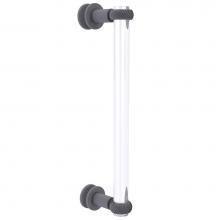 Allied Brass CV-407T-12SM-GYM - Clearview Collection 12 Inch Single Side Shower Door Pull with Twisted Accents