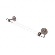 Allied Brass CV-41D-24-PEW - Clearview Collection 24 Inch Towel Bar with Dotted Accents