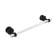 Allied Brass CV-41D-SM-18-ORB - Clearview Collection 18 Inch Shower Door Towel Bar with Dotted Accents