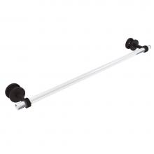 Allied Brass CV-41D-SM-30-ORB - Clearview Collection 30 Inch Shower Door Towel Bar with Dotted Accents