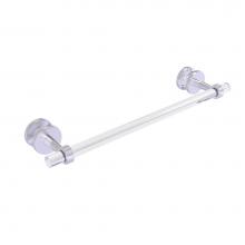 Allied Brass CV-41G-SM-18-SCH - Clearview Collection 18 Inch Shower Door Towel Bar with Groovy Accents