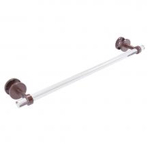 Allied Brass CV-41-SM-24-CA - Clearview Collection 24 Inch Shower Door Towel Bar