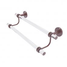 Allied Brass CV-72-24-CA - Clearview Collection 24 Inch Double Towel Bar