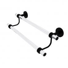 Allied Brass CV-72-30-BKM - Clearview Collection 30 Inch Double Towel Bar