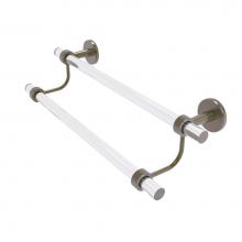 Allied Brass CV-72-36-ABR - Clearview Collection 36 Inch Double Towel Bar