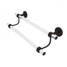 Allied Brass CV-72-36-ORB - Clearview Collection 36 Inch Double Towel Bar
