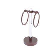 Allied Brass CV-GTRS-10-CA - Clearview Collection Vanity Top Guest Towel Ring