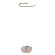 Allied Brass CVTS-25T-PEW - Clearview Collection Euro Style Free Standing Toilet Paper Holder with Twisted Accents - Antique P