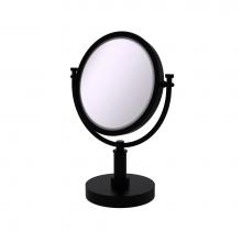 Allied Brass DM-4/5X-BKM - 8 Inch Vanity Top Make-Up Mirror 5X Magnification