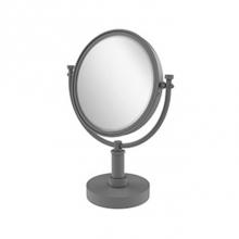 Allied Brass DM-4/5X-GYM - 8 Inch Vanity Top Make-Up Mirror 5X Magnification