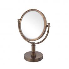 Allied Brass DM-4G/2X-VB - 8 Inch Vanity Top Make-Up Mirror 2X Magnification