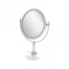 Allied Brass DM-4G/2X-WHM - 8 Inch Vanity Top Make-Up Mirror 2X Magnification