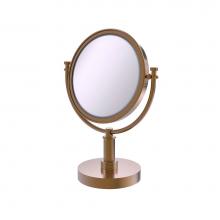 Allied Brass DM-4G/3X-BKM - 8 Inch Vanity Top Make-Up Mirror 3X Magnification