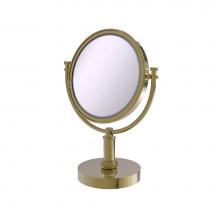 Allied Brass DM-4T/2X-UNL - 8 Inch Vanity Top Make-Up Mirror 2X Magnification