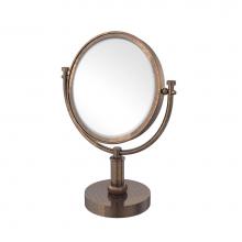 Allied Brass DM-4T/3X-VB - 8 Inch Vanity Top Make-Up Mirror 3X Magnification