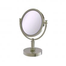 Allied Brass DM-4T/4X-PNI - 8 Inch Vanity Top Make-Up Mirror 4X Magnification