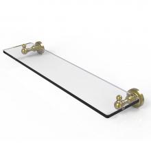 Allied Brass DT-1/22-SBR - Dottingham Collection 22 inch Glass Vanity Shelf with Beveled Edges