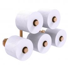 Allied Brass DT-24-5-BBR - Dottingham Collection 5 Roll Reserve Roll Toilet Paper Holder - Brushed Bronze