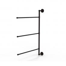 Allied Brass DT-27/3/16/28-ORB - Dottingham Collection 3 Swing Arm Vertical 28 Inch Towel Bar