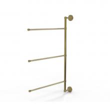 Allied Brass DT-27/3/16/28-UNL - Dottingham Collection 3 Swing Arm Vertical 28 Inch Towel Bar