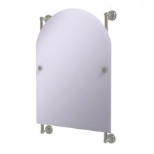 Allied Brass DT-27-94-SN - Dottingham Collection Arched Top Frameless Rail Mounted Mirror