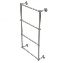 Allied Brass DT-28D-24-SN - Dottingham Collection 4 Tier 24 Inch Ladder Towel Bar with Dotted Detail