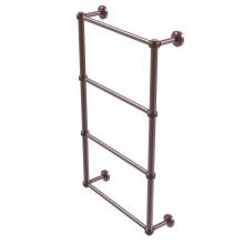 Allied Brass DT-28D-30-CA - Dottingham Collection 4 Tier 30 Inch Ladder Towel Bar with Dotted Detail
