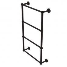 Allied Brass DT-28D-36-ORB - Dottingham Collection 4 Tier 36 Inch Ladder Towel Bar with Dotted Detail