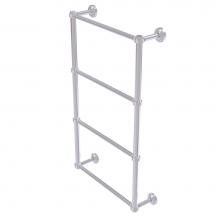 Allied Brass DT-28G-24-SCH - Dottingham Collection 4 Tier 24 Inch Ladder Towel Bar with Groovy Detail