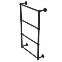 Allied Brass DT-28G-30-ORB - Dottingham Collection 4 Tier 30 Inch Ladder Towel Bar with Groovy Detail