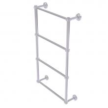 Allied Brass DT-28G-36-PC - Dottingham Collection 4 Tier 36 Inch Ladder Towel Bar with Groovy Detail