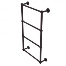 Allied Brass DT-28T-30-ABZ - Dottingham Collection 4 Tier 30 Inch Ladder Towel Bar with Twisted Detail