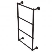 Allied Brass DT-28T-30-ORB - Dottingham Collection 4 Tier 30 Inch Ladder Towel Bar with Twisted Detail