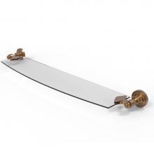Allied Brass DT-33/24-BBR - Dottingham Collection 24 Inch Glass Shelf