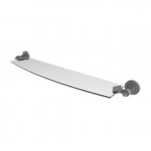 Allied Brass DT-33/24-GYM - Dottingham Collection 24 Inch Glass Shelf